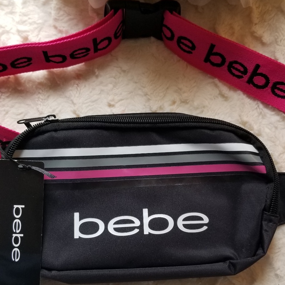 🔥LAST ONE!!🔥BEBE FANNY!  NWT PINK/BLACK